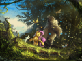 mlp___hakuna_matata__fluttershy__by_huussii-d5xgkz8.png